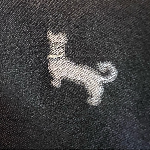 Ann Taylor LOFT Marisa Black Dachsund Straight Leg Dress Pants Sz 12P NWT - Picture 8 of 13